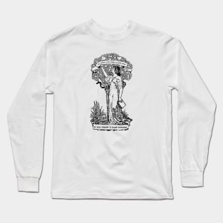 An apple a day keeps anyone away if you throw it hard enough Long Sleeve T-Shirt